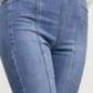 Calça jeans skinny Feel Alright feminina da Free People, azul escuro, tamanho 27