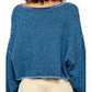 Suéter Bardot Feminino Free People Azul Marinho Tamanho P