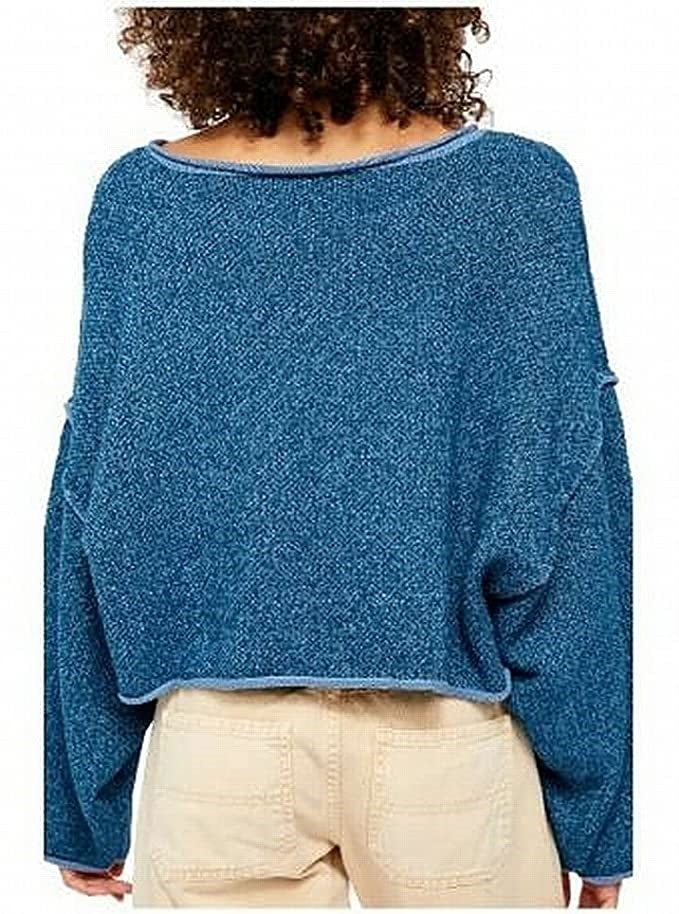 Suéter Bardot Feminino Free People Azul Marinho Tamanho P