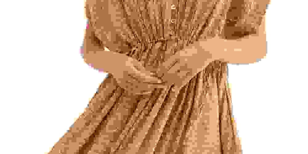 Vestido curto feminino One Fine Day com estampa floral, marrom, tamanho médio, da Free People