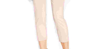 Calça Capri Alfani Feminina Petite Tummy-Control Pull-On Rosa Tamanho 10 P