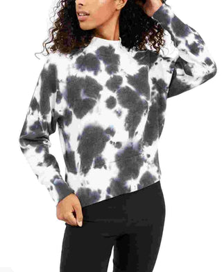 Moletom com gola falsa e tingido Pink Rose Juniors, preto, tamanho médio