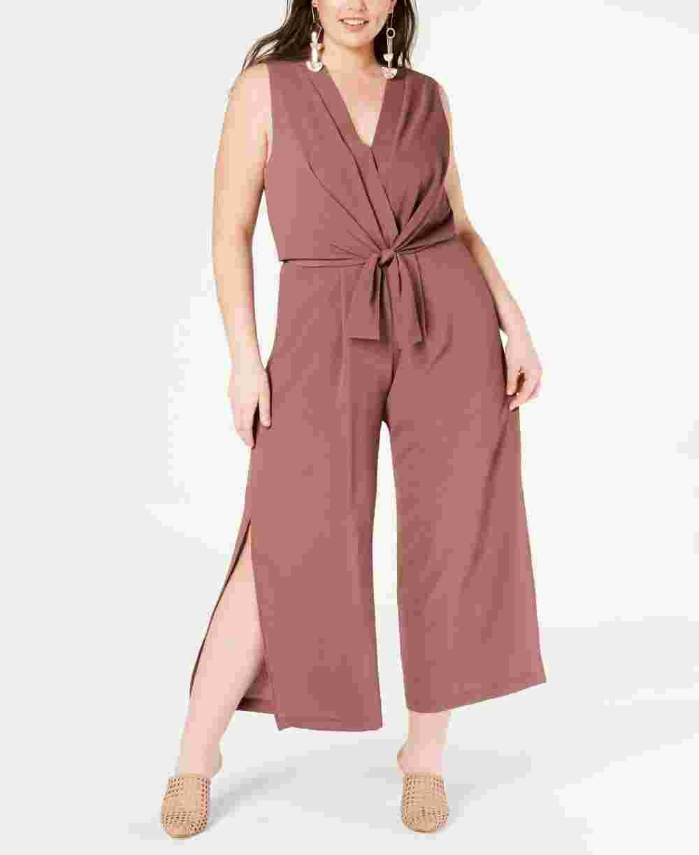 Monteau Junior's Trendy Tie Front JumPetite Smalluit Malva Tamanho 2X