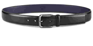 Cinto de couro de pássaro brunido masculino original Penguin, preto, tamanho 42 REG