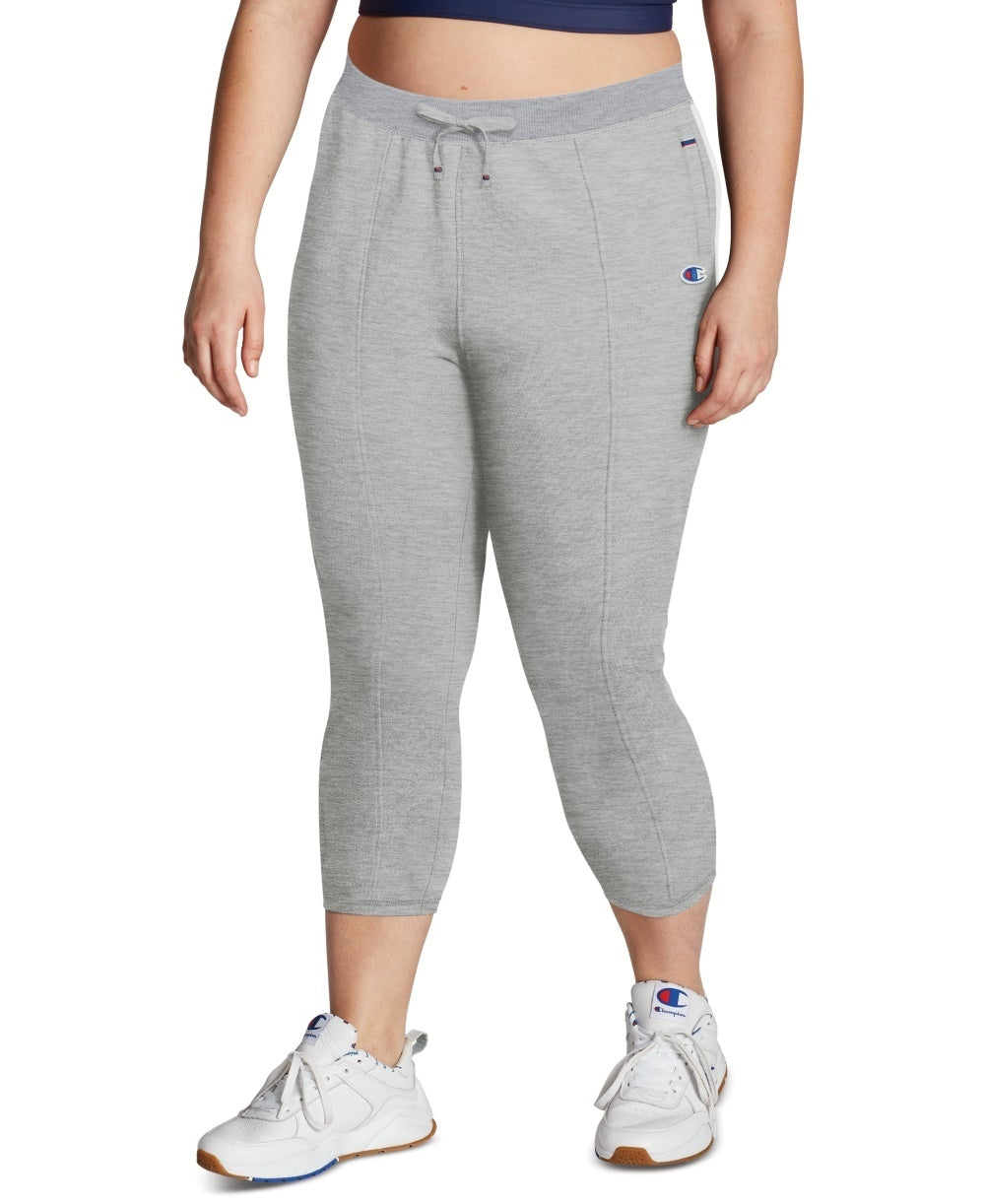 Calça de moletom feminina Champion Jogger Fitness cinza tamanho 3X
