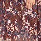 Saia feminina estampada plus size da Rachel Roy, vermelha, tamanho 3X