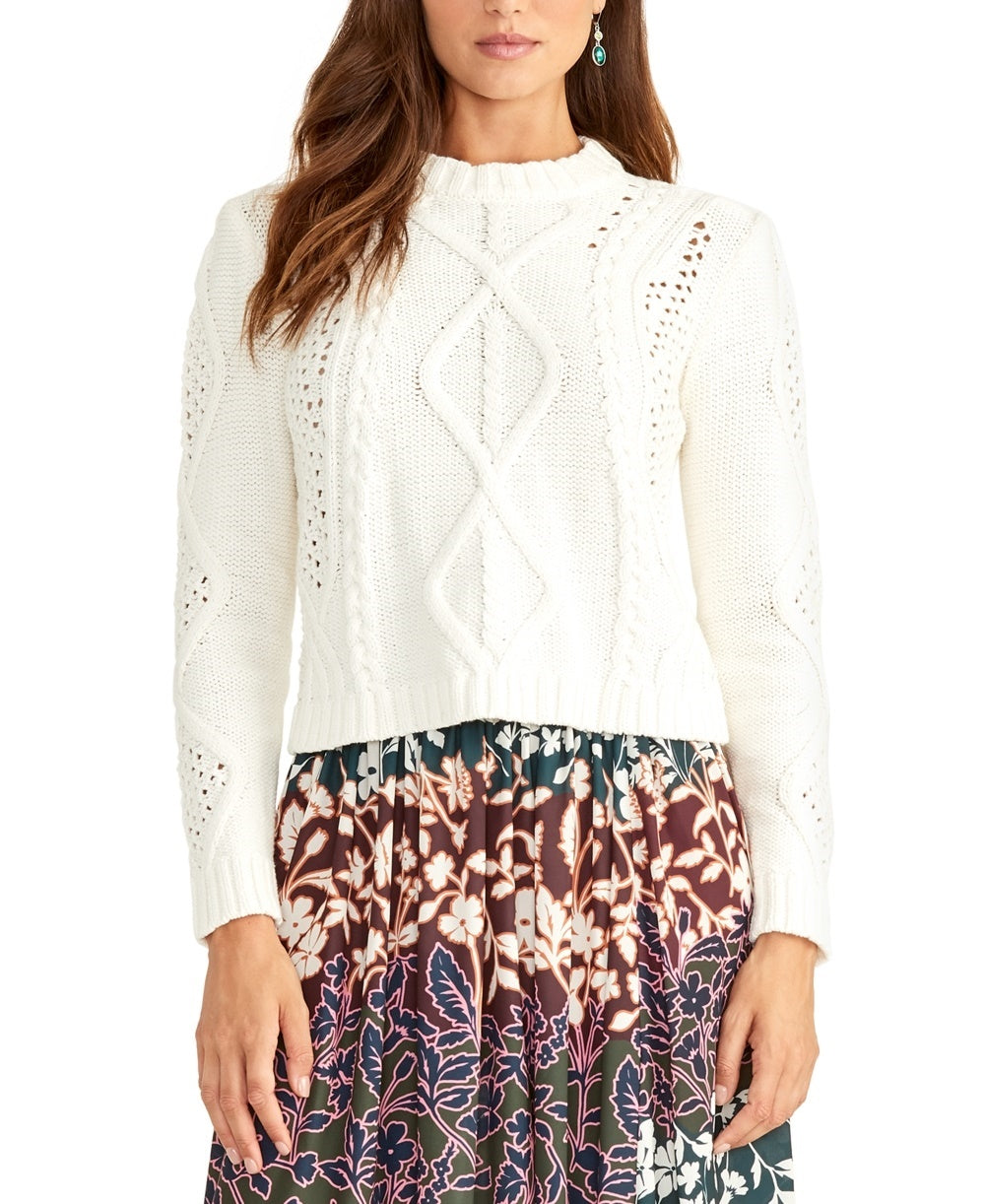 Suéter Adrina Feminino Rachel Roy Branco Tamanho P