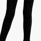 Calça jeans feminina Rachel Roy com estampa animal, preta, tamanho 30