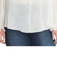 Rachel Roy Top Lulu Plus Size Feminino Trendy Branco Tamanho 2X