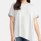 RACHEL Rachel Roy Top assimétrico feminino plus size com manga dividida, cinza, tamanho 1X