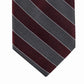 Gravata de seda listrada Andros Distinction masculina Ryan Seacrest, rosa, tamanho regular