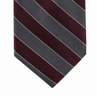 Gravata de seda listrada Andros Distinction masculina Ryan Seacrest, rosa, tamanho regular