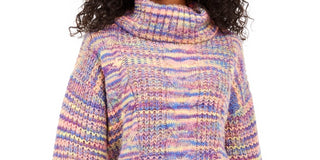 Suéter de gola alta metálico infantil sem comentários, tamanho médio sortido