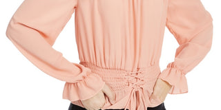 Blusa ombro a ombro Ultra Flirt Junior Rosa Tamanho Grande