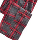 Calça de pijama grande de lã xadrez masculina Perry Ellis, vermelha, tamanho pequeno