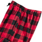 Calça de pijama masculina Perry Ellis Buffalo Plaid Fleece vermelha tamanho P