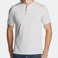 Camisa Henley Melange Masculina Vintage à Prova de Intempéries Bege Tamanho XXX-G
