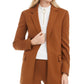 Calvin Klein Blazer Feminino Frente Aberta Marrom Tamanho 10