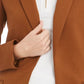 Calvin Klein Blazer Feminino Frente Aberta Marrom Tamanho 10