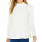 Blusa Calvin Klein Feminina Gola Alta Manga Longa Branca Tamanho XG