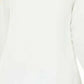 Blusa Calvin Klein Feminina Gola Alta Manga Longa Branca Tamanho XG