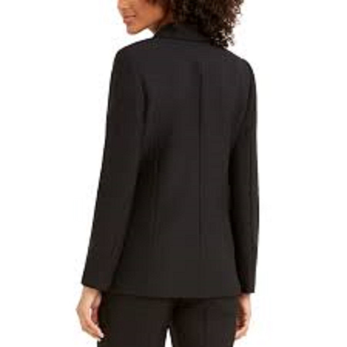 Calvin Klein Parker Twill Blazer Feminino Preto Tamanho 6