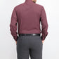 Camisa social masculina slim fit com elasticidade e diamante, tamanho grande, vermelha, da Society of Threads