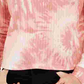Blusa canelada aconchegante Crave Fame Junior, tingida, rosa, tamanho pequeno