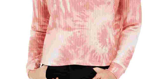 Blusa canelada aconchegante Crave Fame Junior, tingida, rosa, tamanho pequeno