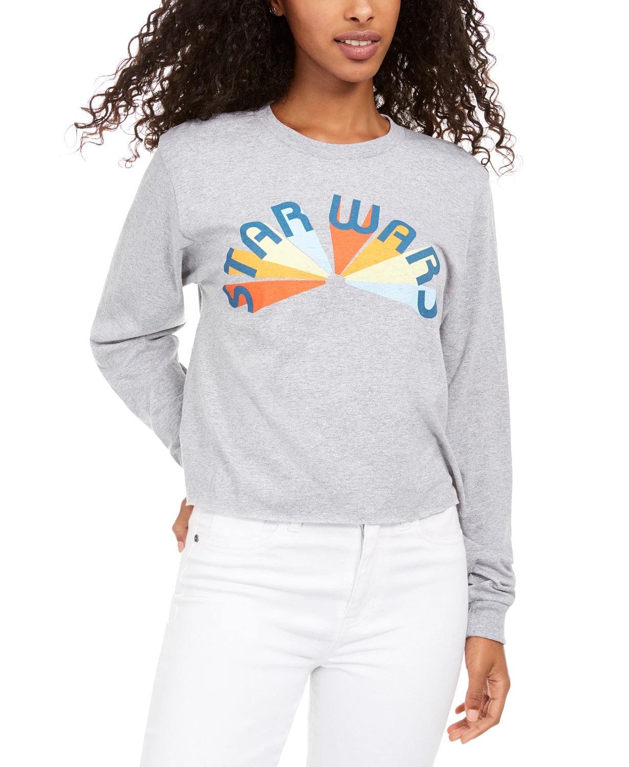 Camiseta gráfica de Star Wars de manga comprida Mad Engine Disney Juniors, tamanho X-G