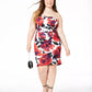 Vestido feminino plus size sem alças, estilo B Darlin, branco, tamanho 14