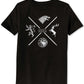 Camiseta masculina Ripple Junction com símbolos de Game of Thrones, preta, tamanho pequeno