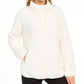 Suéter de lã feminino 32 Degrees, branco, tamanho pequeno