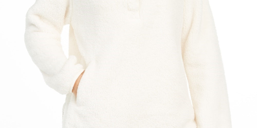 Suéter de lã feminino 32 Degrees, branco, tamanho pequeno