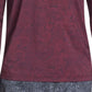 Tallia Masculino Slim Fit Mercerizado Paisley Manga Longa Henley Vermelho Tamanho XX-Grande