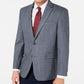 Tommy Hilfiger Masculino Modern Fit Thflex Stretch Windowpane Sport Coat Cinza Tamanho 44