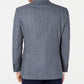 Tommy Hilfiger Masculino Modern Fit Thflex Stretch Windowpane Sport Coat Cinza Tamanho 44