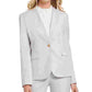 dkny-womens-collarless-pinstripe-one-button-blazer-gray-size-16