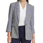 Blazer DKNY Feminino Marled com Um Botão Azul Tamanho 6