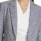 Blazer DKNY Feminino Marled com Um Botão Azul Tamanho 6