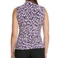 Top DKNY Feminino com Decote em V e Nó Torcido Azul, Tamanho Médio