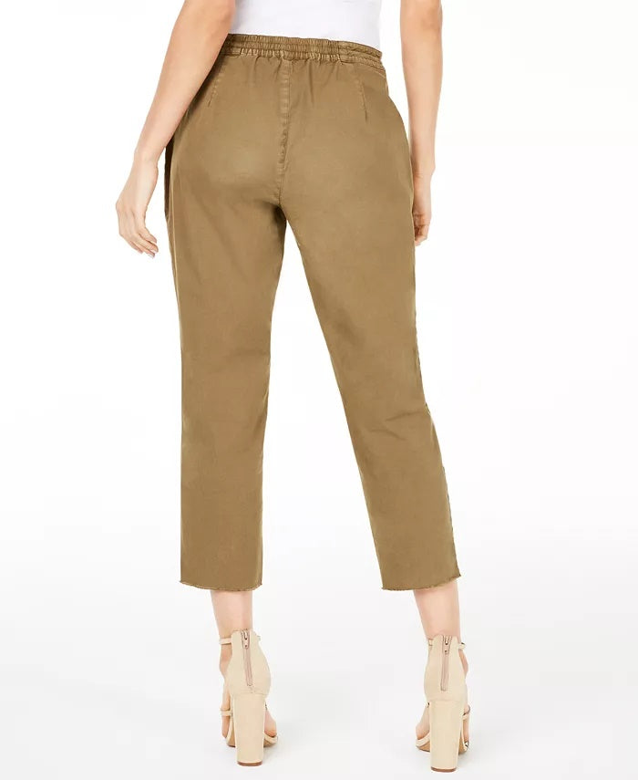 Calça cargo feminina Guess Anya verde escuro tamanho 4