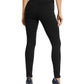 Calça skinny Guess Kumiko com zíper frontal, preta, tamanho médio