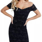 Vestido Guess Feminino Drea Off The Shoulder Cinza Tamanho X-S