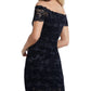 Vestido Guess Feminino Drea Off The Shoulder Cinza Tamanho X-S