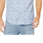 Camisa Oxford de manga curta com estampa floral da coleção Blue Sail Masculina Nautica, tamanho natural XX-G