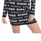 Vestido Guess Feminino Ninetta Logo Off The Shoulder Cinza Tamanho X-S