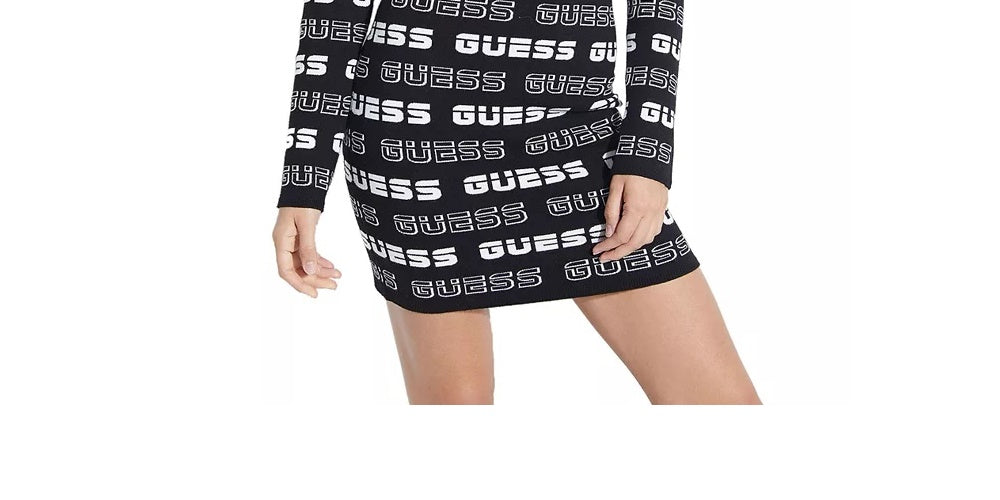 Vestido Guess Feminino Ninetta Logo Off The Shoulder Cinza Tamanho X-S