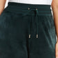 Calça feminina Calvin Klein Plus Size Velour Wide Leg Azul Tamanho 2X