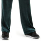 Calça feminina Calvin Klein Plus Size Velour Wide Leg Azul Tamanho 2X